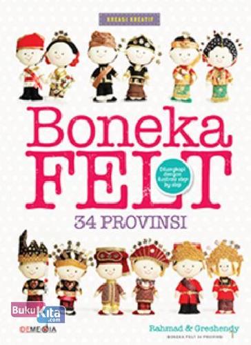 Boneka felt :  34 provinsi