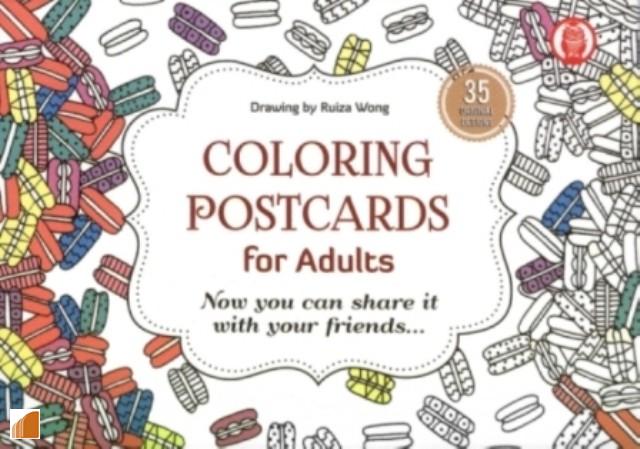 Coloring Postcards for Adults
