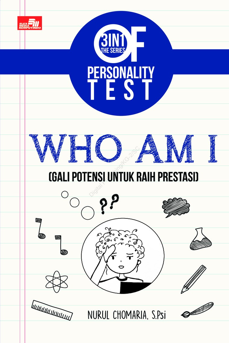 3 in 1 of personality test :  who am i (gali potensi tuk raih prestasi)