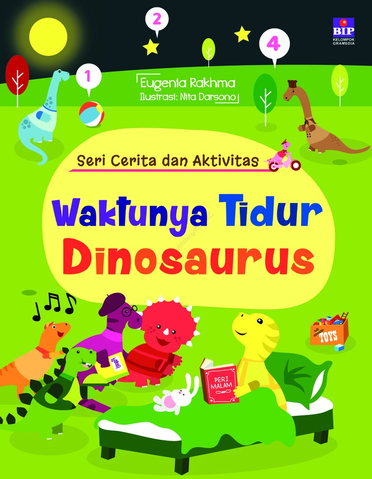 Seri Cerita dan Aktivitas :  Waktunya Tidur Dinosaurus
