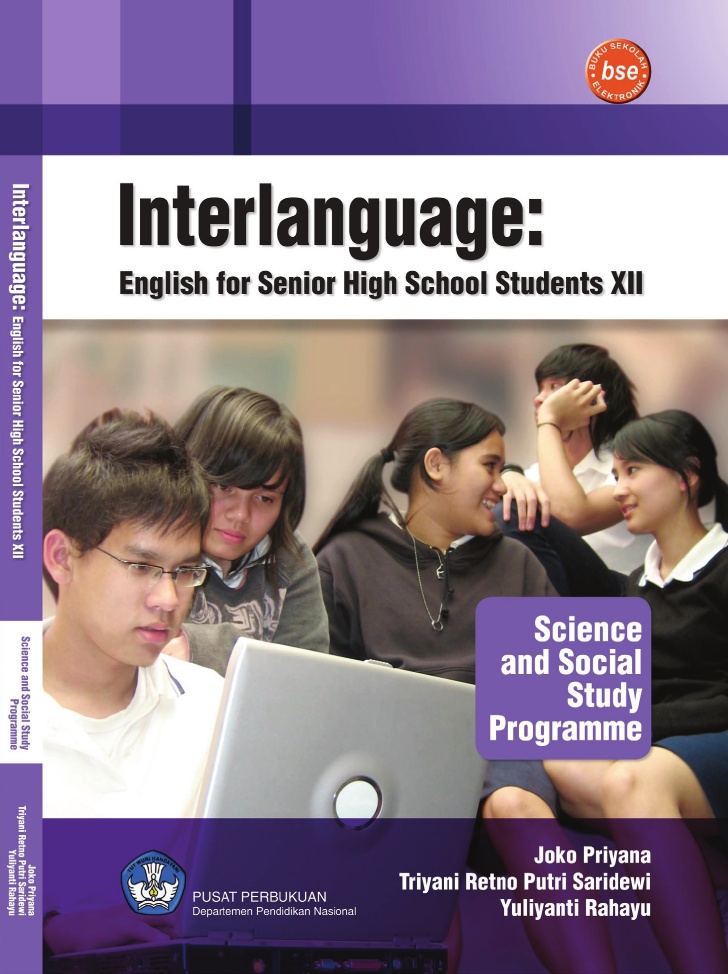 Interlanguage : English for Senior High School Students XII Science and Social Study Programme