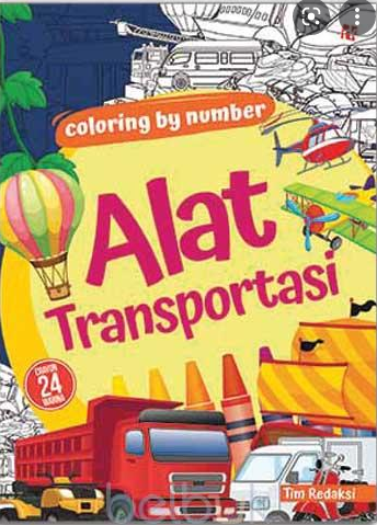 Coloring by Number : Alat Transportasi