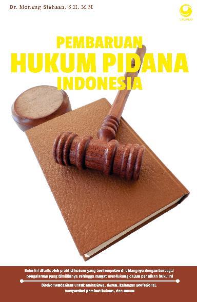 Pembaruan Hukum Pidana Indonesia