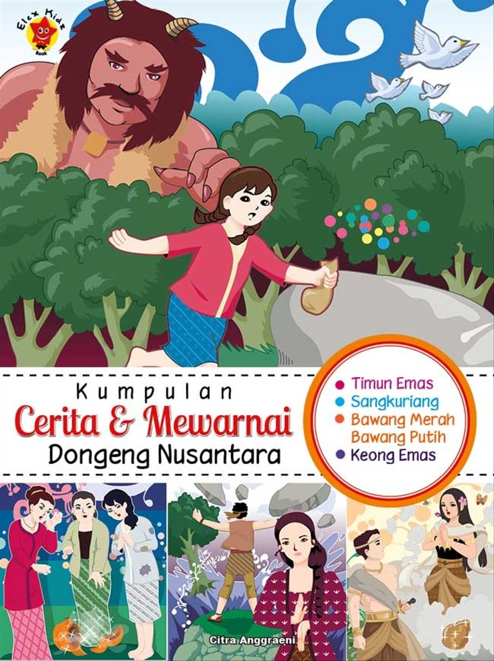 Kumpulan Cerita & Mewarnai Dongeng Nusantara