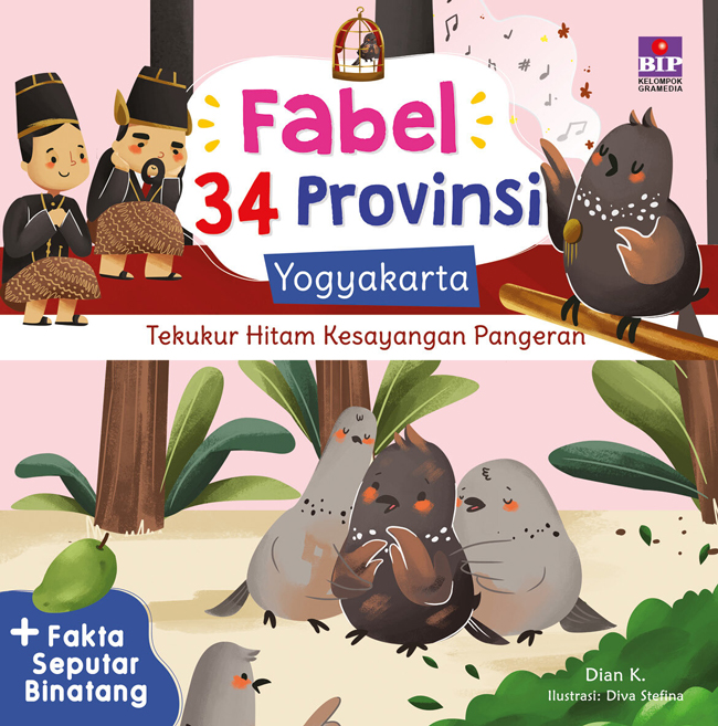 Fabel 34 provinsi : Yogyakarta - tekukur hitam kesayangan pangeran